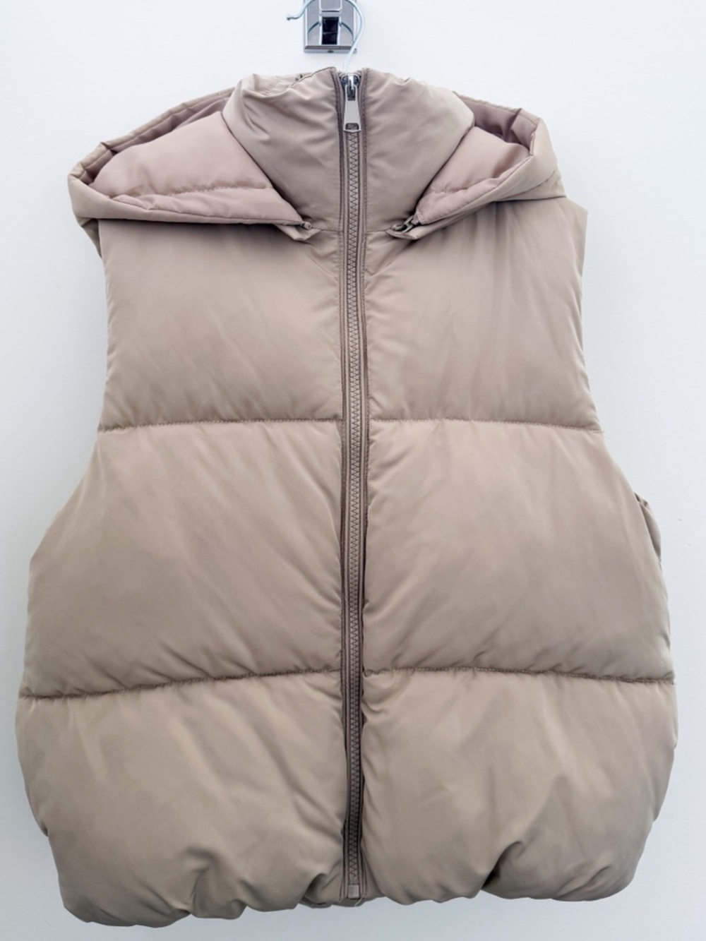 Urban Kids Beige Puffer Vest Size M 10/12 Hooded Lightweight Jacket